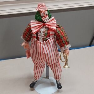 Brinn's Collectible Porcelain Clown Doll